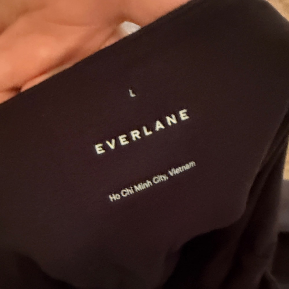 Everlane Black Midi Tank Dress - Picture 7 of 9